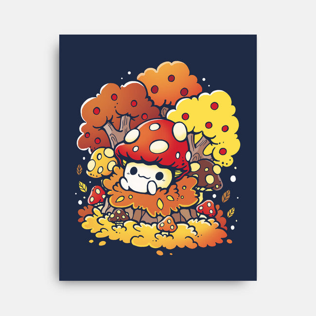 Mushrooms-None-Stretched-Canvas-Vallina84