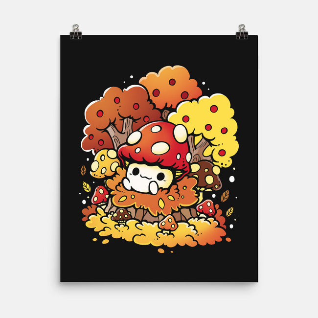 Mushrooms-None-Matte-Poster-Vallina84