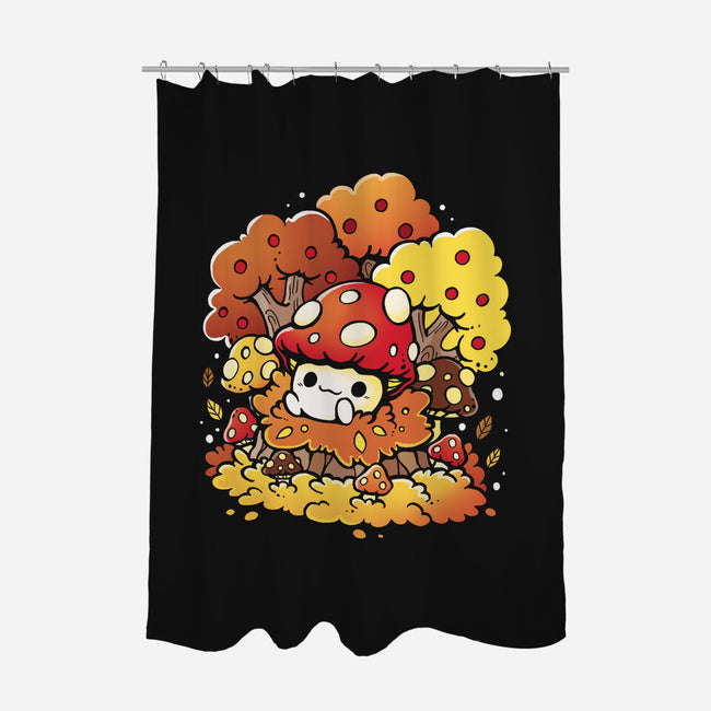 Mushrooms-None-Polyester-Shower Curtain-Vallina84