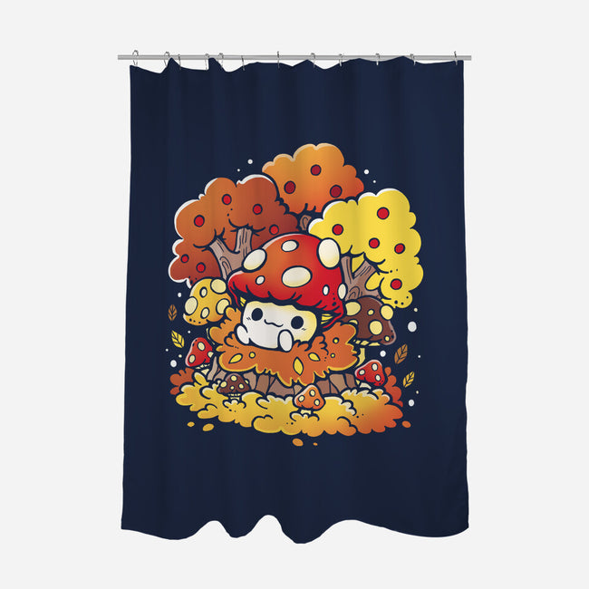 Mushrooms-None-Polyester-Shower Curtain-Vallina84