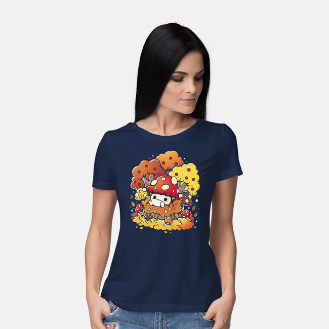 Mushrooms-Womens-Basic-Tee-Vallina84