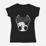 Hollow-Womens-V-Neck-Tee-demonigote