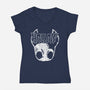 Hollow-Womens-V-Neck-Tee-demonigote