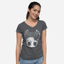Hollow-Womens-V-Neck-Tee-demonigote