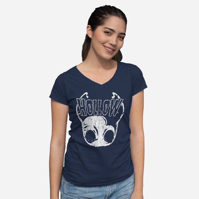 Hollow-Womens-V-Neck-Tee-demonigote