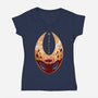 Mask Of Pride-Womens-V-Neck-Tee-spoilerinc