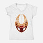 Mask Of Pride-Womens-V-Neck-Tee-spoilerinc