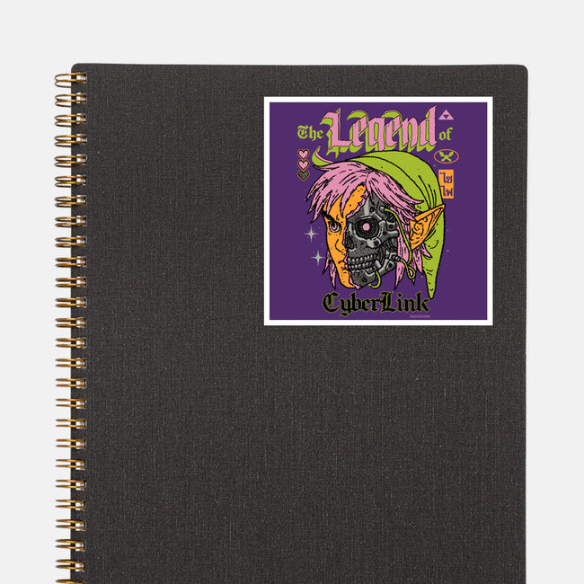 The Legend Of CyberLink-None-Glossy-Sticker-Hafaell