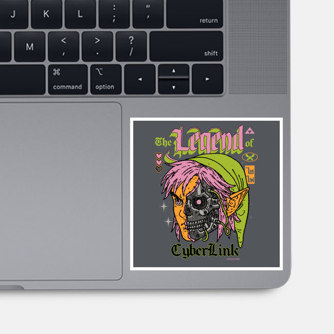 The Legend Of CyberLink-None-Glossy-Sticker-Hafaell