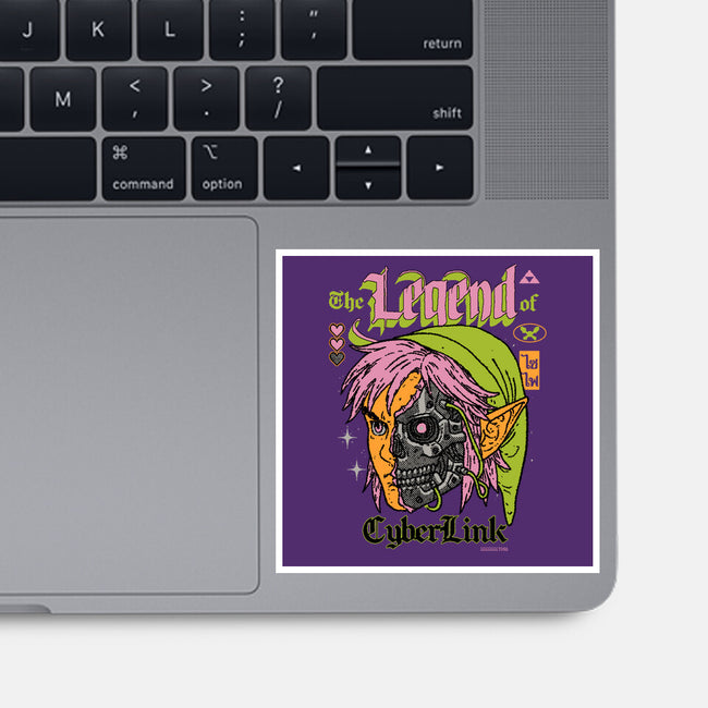 The Legend Of CyberLink-None-Glossy-Sticker-Hafaell