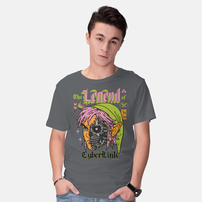 The Legend Of CyberLink-Mens-Basic-Tee-Hafaell
