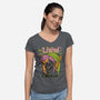 The Legend Of CyberLink-Womens-V-Neck-Tee-Hafaell