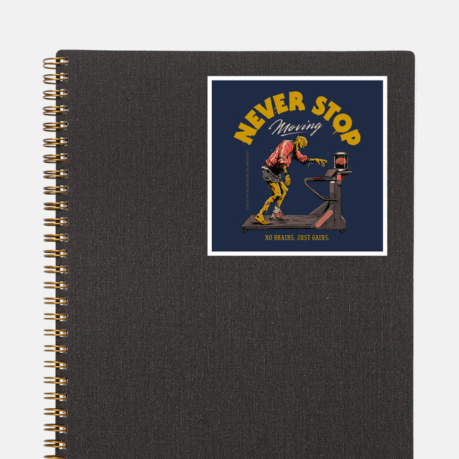 Never Stop Moving-None-Glossy-Sticker-Hafaell