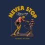 Never Stop Moving-Womens-Fitted-Tee-Hafaell