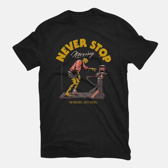 Never Stop Moving-Womens-Fitted-Tee-Hafaell