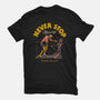 Never Stop Moving-Womens-Fitted-Tee-Hafaell