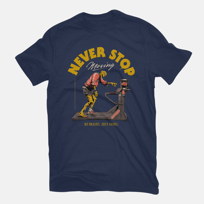 Never Stop Moving-Womens-Fitted-Tee-Hafaell