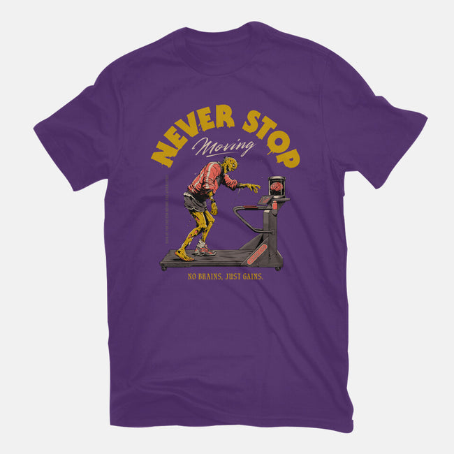 Never Stop Moving-Womens-Fitted-Tee-Hafaell