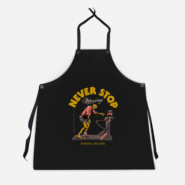 Never Stop Moving-Unisex-Kitchen-Apron-Hafaell