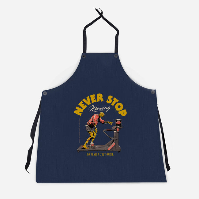 Never Stop Moving-Unisex-Kitchen-Apron-Hafaell