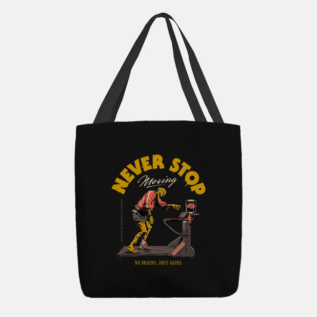 Never Stop Moving-None-Basic Tote-Bag-Hafaell