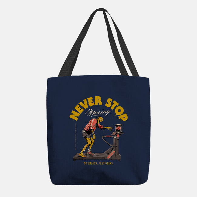 Never Stop Moving-None-Basic Tote-Bag-Hafaell