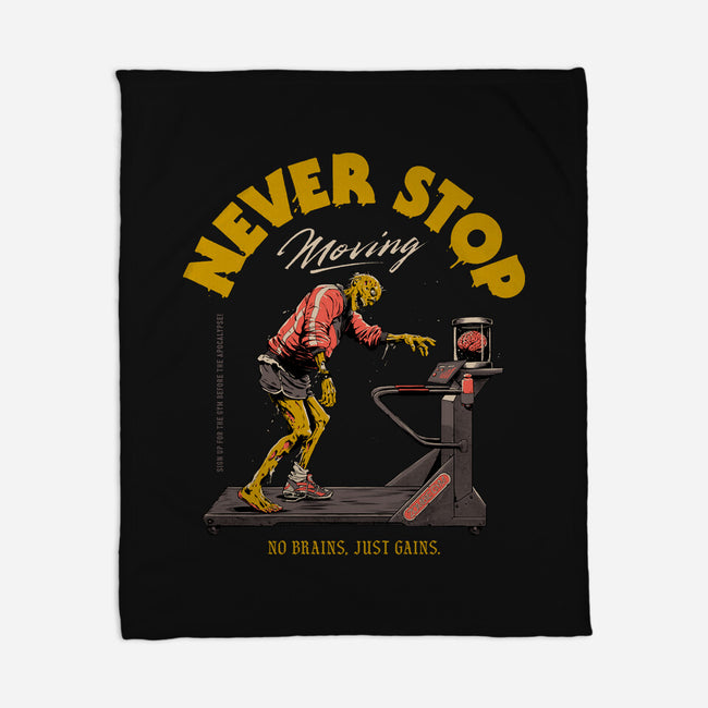 Never Stop Moving-None-Fleece-Blanket-Hafaell