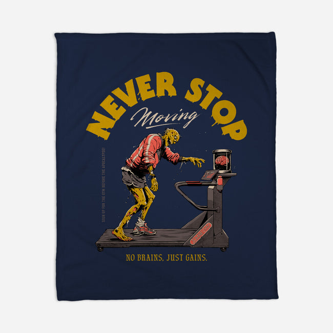 Never Stop Moving-None-Fleece-Blanket-Hafaell