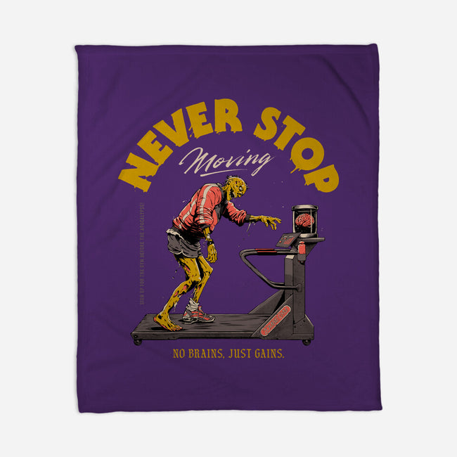 Never Stop Moving-None-Fleece-Blanket-Hafaell