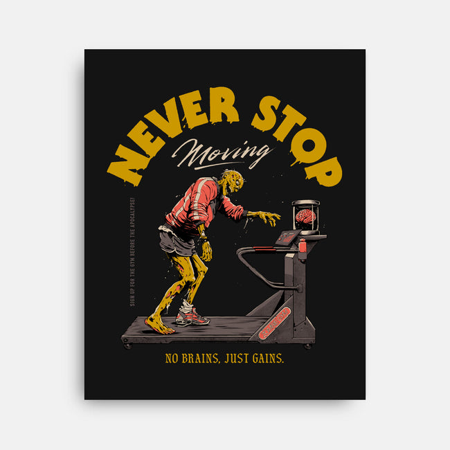 Never Stop Moving-None-Stretched-Canvas-Hafaell