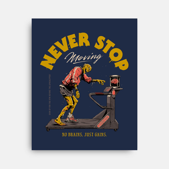 Never Stop Moving-None-Stretched-Canvas-Hafaell