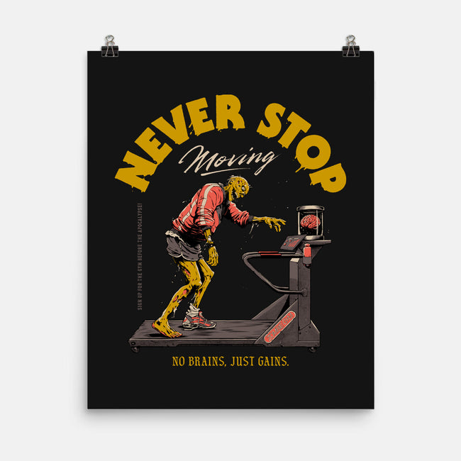 Never Stop Moving-None-Matte-Poster-Hafaell