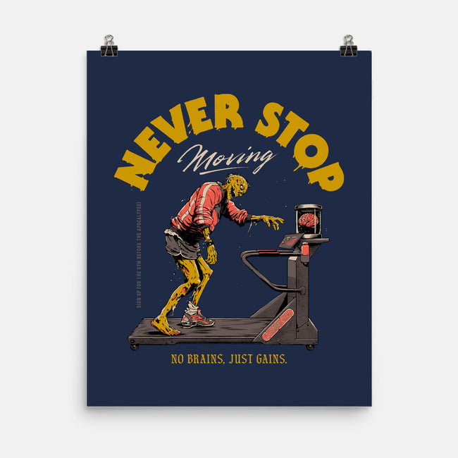Never Stop Moving-None-Matte-Poster-Hafaell
