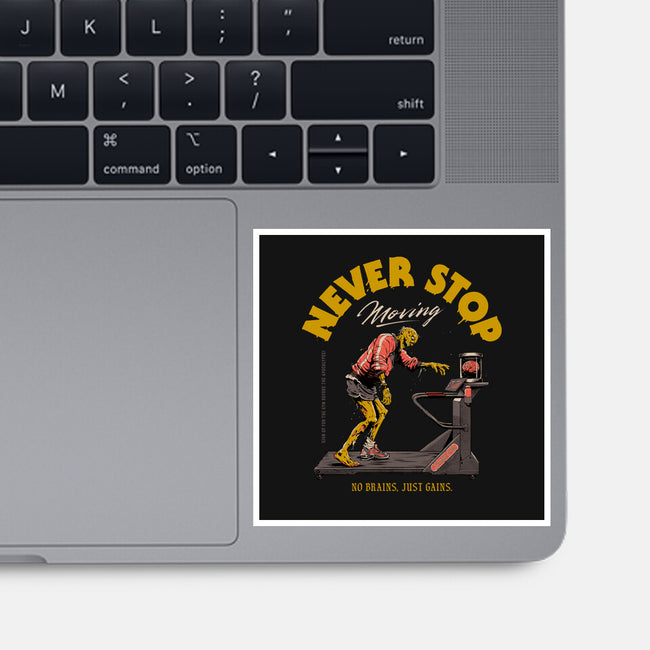 Never Stop Moving-None-Glossy-Sticker-Hafaell