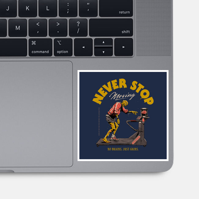Never Stop Moving-None-Glossy-Sticker-Hafaell
