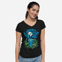 Nature Is Wise-Womens-V-Neck-Tee-Estudio Horta