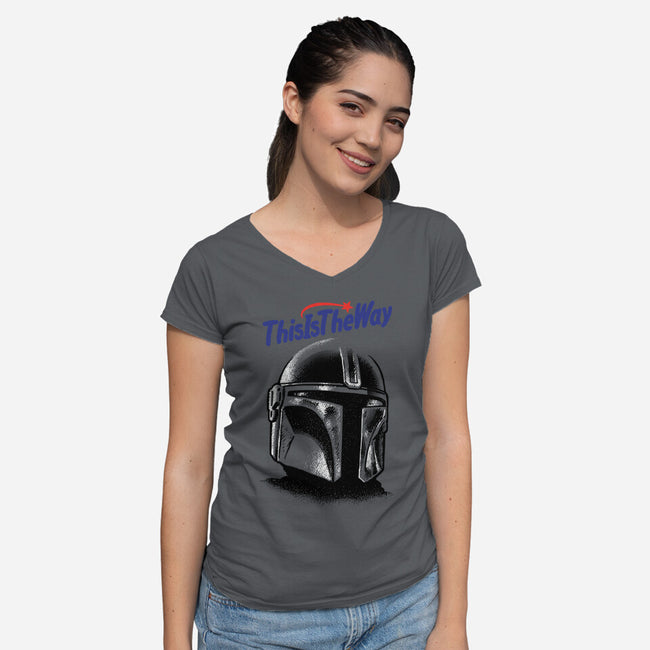 Sweet Way Of Life-Womens-V-Neck-Tee-imisko