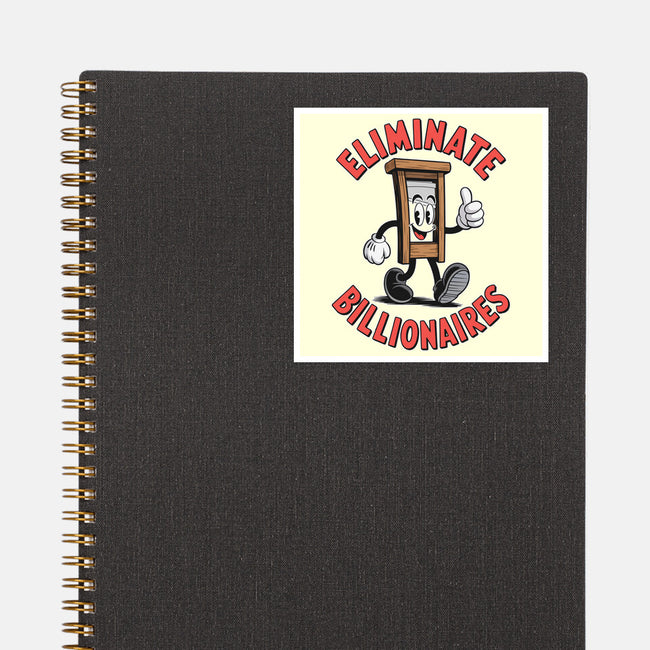 Eliminate Billionaires-None-Glossy-Sticker-RoboMega