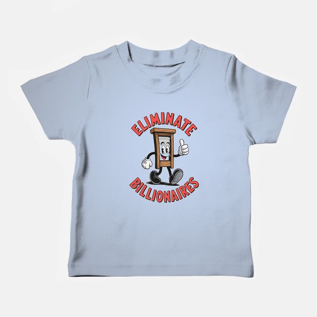 Eliminate Billionaires-Baby-Basic-Tee-RoboMega