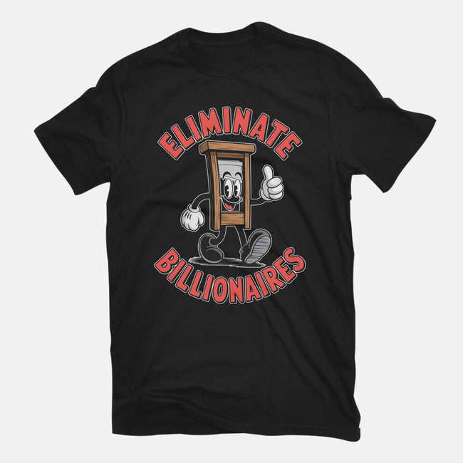 Eliminate Billionaires-Womens-Fitted-Tee-RoboMega