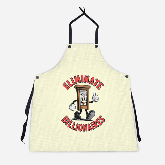 Eliminate Billionaires-Unisex-Kitchen-Apron-RoboMega