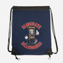 Eliminate Billionaires-None-Drawstring-Bag-RoboMega