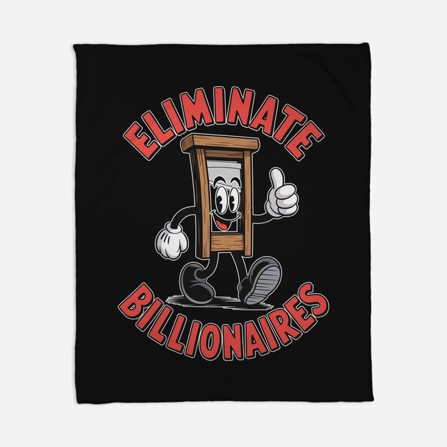 Eliminate Billionaires-None-Fleece-Blanket-RoboMega