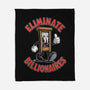Eliminate Billionaires-None-Fleece-Blanket-RoboMega