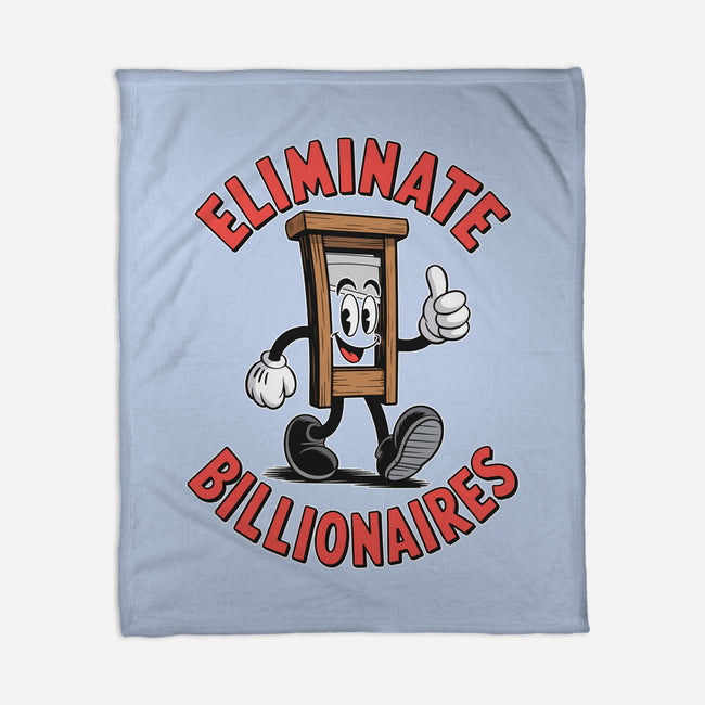 Eliminate Billionaires-None-Fleece-Blanket-RoboMega