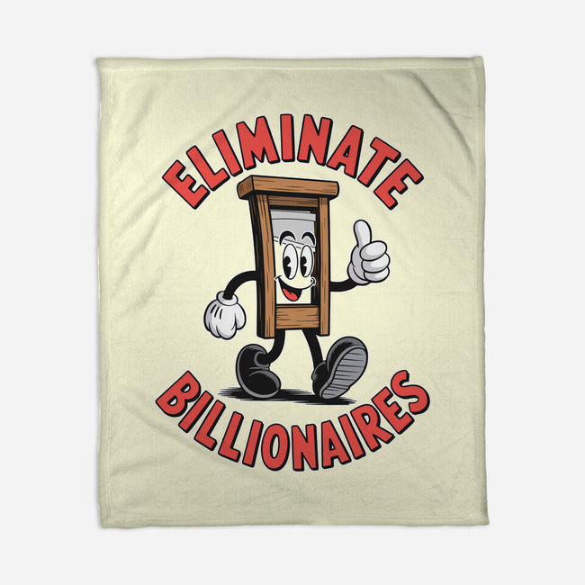 Eliminate Billionaires-None-Fleece-Blanket-RoboMega