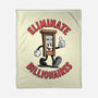 Eliminate Billionaires-None-Fleece-Blanket-RoboMega