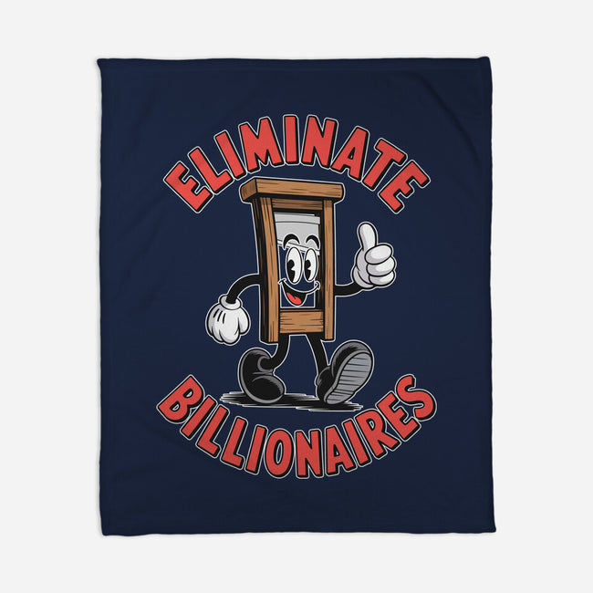 Eliminate Billionaires-None-Fleece-Blanket-RoboMega