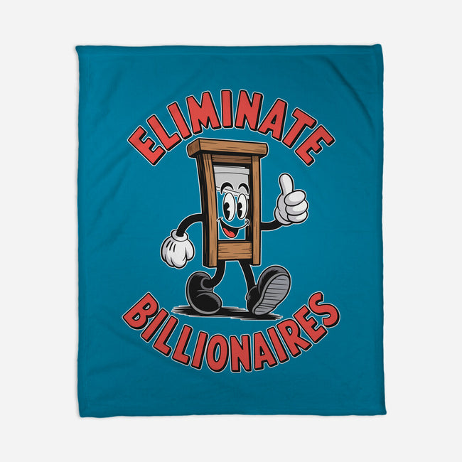 Eliminate Billionaires-None-Fleece-Blanket-RoboMega