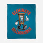 Eliminate Billionaires-None-Fleece-Blanket-RoboMega